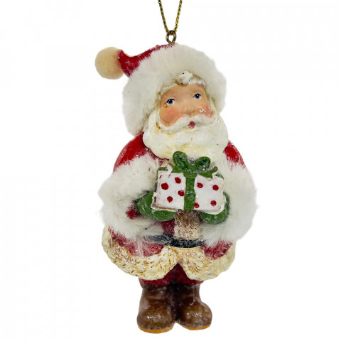 Дед Мороз в винтажном стиле 10 см