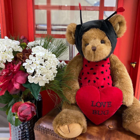 Влюблённый жук, медведь 50 см Bearington 