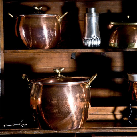 Кастрюля, 5 литров, медь Ruffoni