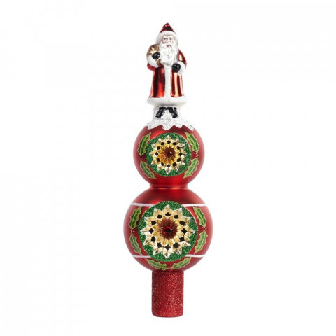 Макушка на ёлку Санта 33 см