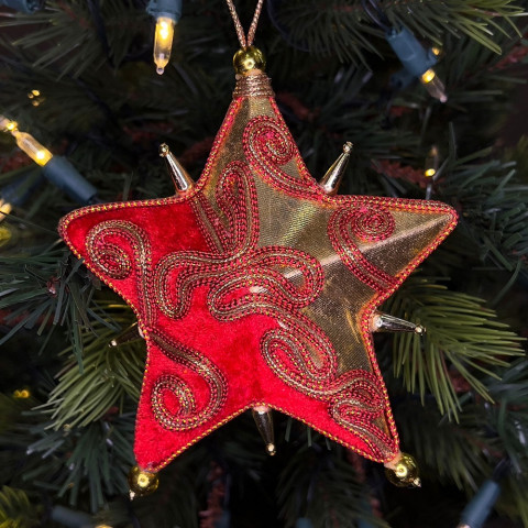 Игрушка ёлочная Завитки