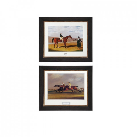 Постер Лошадь в деревяннйо раме, 73х62 см