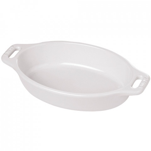 Форма овальная керамическая, 29 см, белая 40511-159