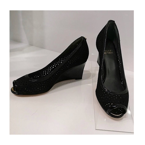 Туфли черные, танкетка [Stuart Weitzman]